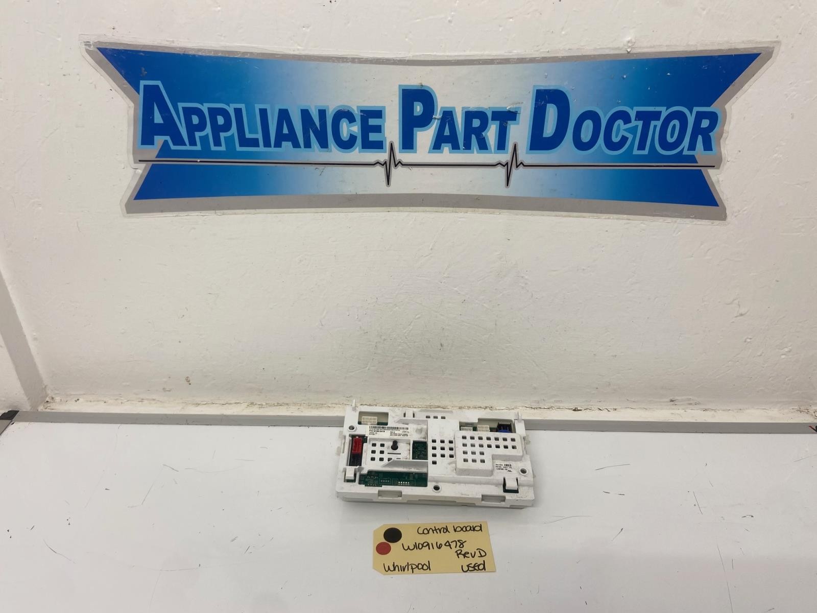 Whirlpool Washer W10916478 Rev D control board used gallery