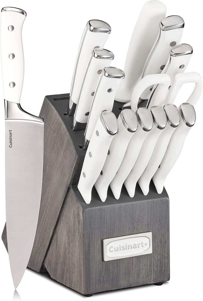 Cuisinart 15-Piece Forged Knife Set with Block /High-Carbon Stainless Steel