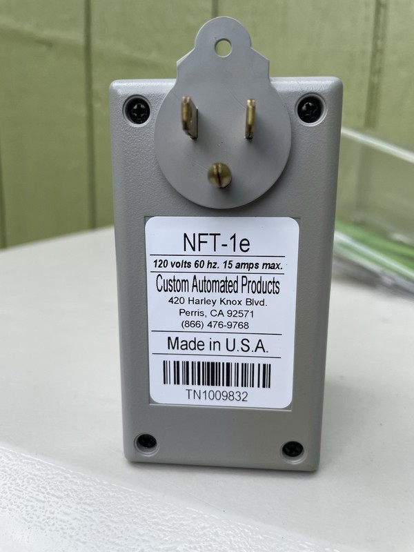 NFT-1e Preset Cycle Timer 1 Minute On 4 Minutes Off Ebb&flow Hydroponics Fan Co2 gallery