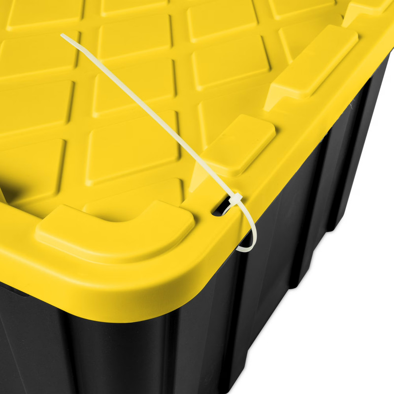 NEW 6 Pack Sterilite Large Storage Bin 27Ga Durable Plastic Storage Tote SnapOn gallery