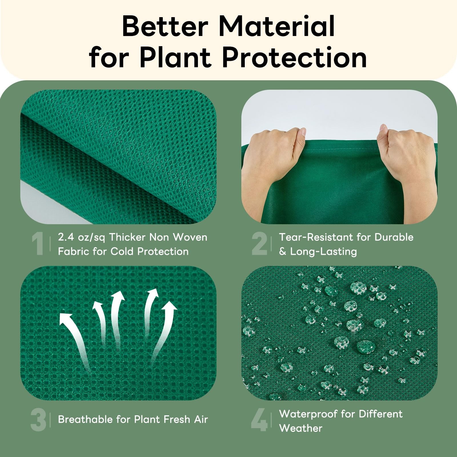 Large Plant Covers for Winter Frost Protection - 2 Pack gallery