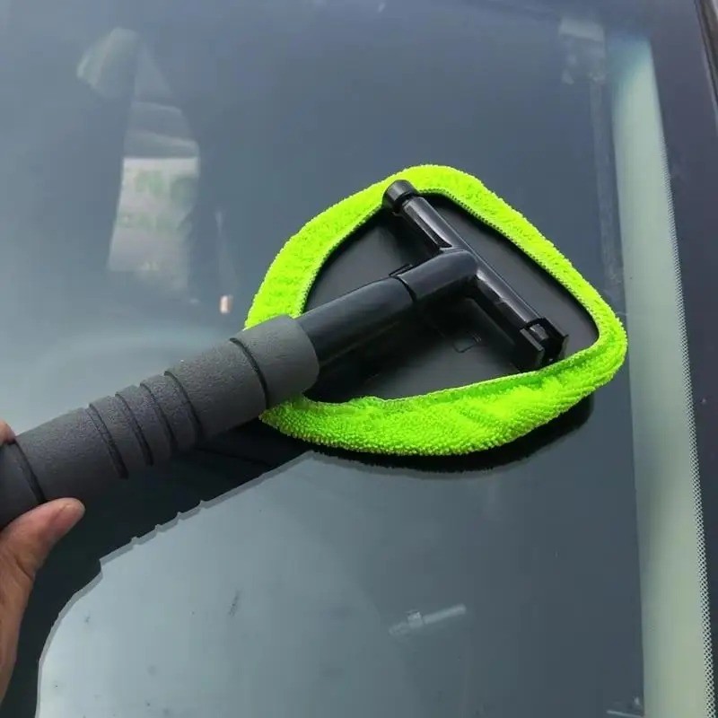 Windshield Cleaning Tool Kit Car Window Glass Wiper Cleaner Brush Pad Extendable gallery