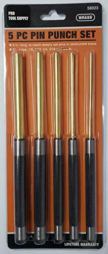 Pro Tool 58023 5-PC Brass Pin Punch Set gallery