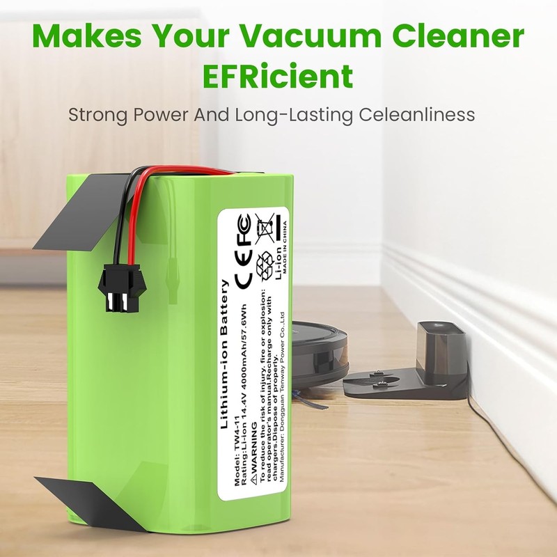 Labtec 14.4V 4000mAh Replacement for Eufy Battery RoboVac 11 11S 11S MAX 30 15C gallery