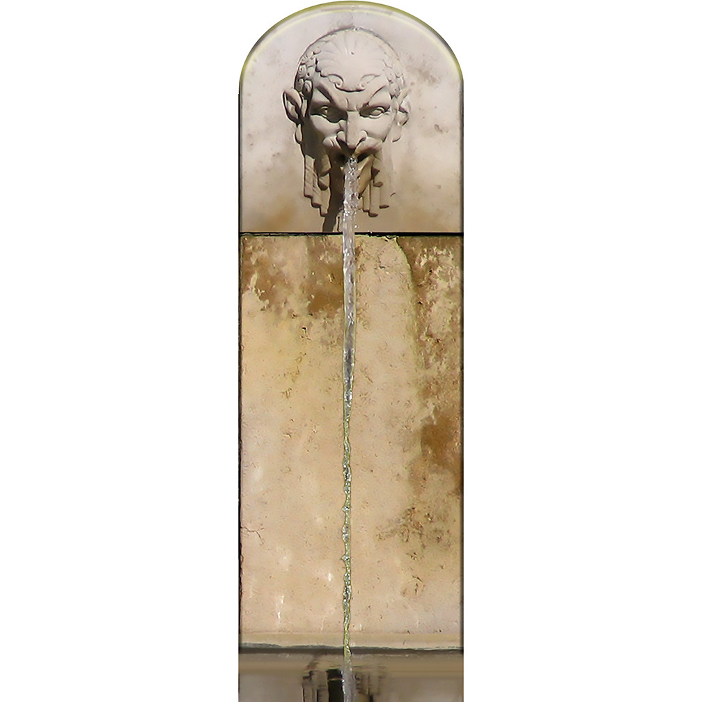 Doom Texture Stone Gargoyle Lion Face Fountain Rodin Museum Cardboard Cutout gallery