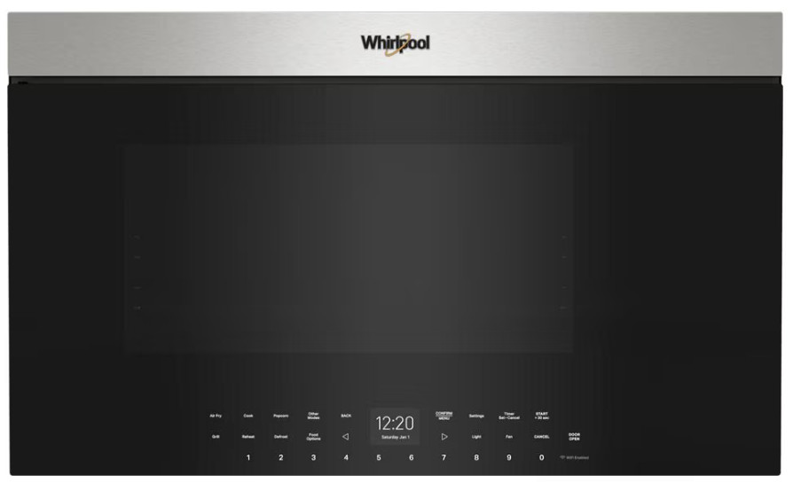 Whirlpool - 1.1 Cu. Ft. Air Fry / Microwave Over the Range WMMF7330RZ gallery
