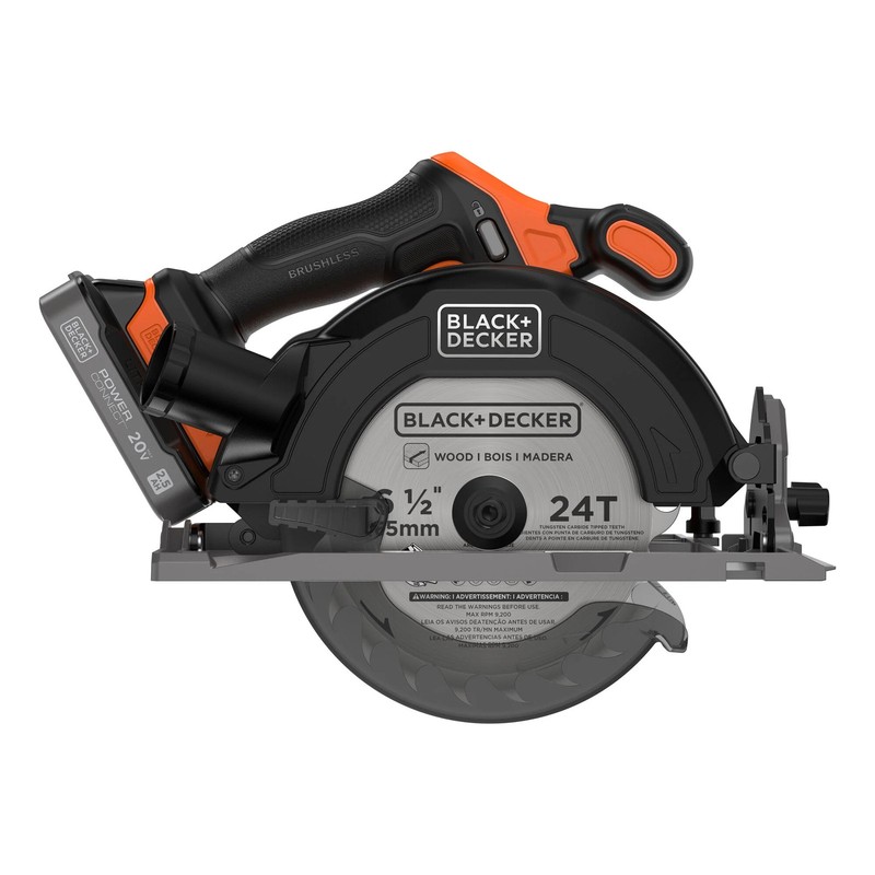 BLACK+DECKER® 20V MAX* Cordless Brushless 6-1/2 in. Circular Saw Kit - BLCS78E1 gallery