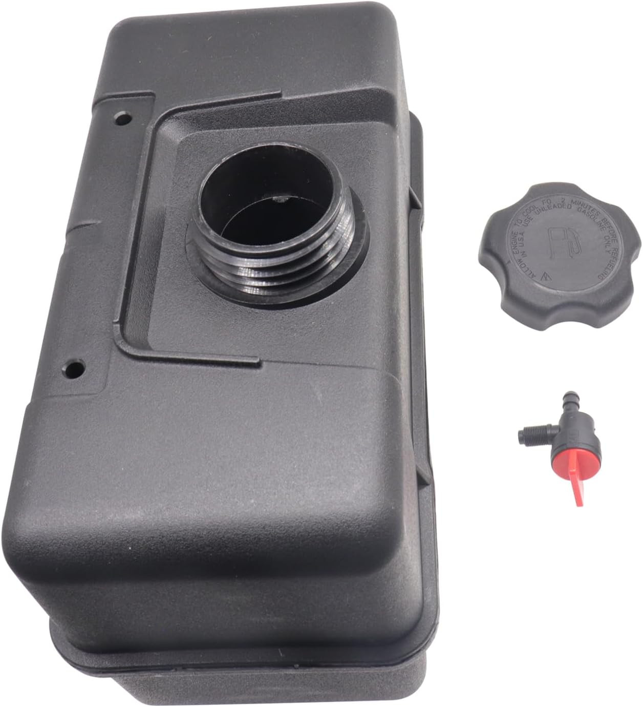 4 Quart Fuel Gas Tank w/ Cap & Shut-Off Valve Fit for Briggs & Stratt BS493337 gallery