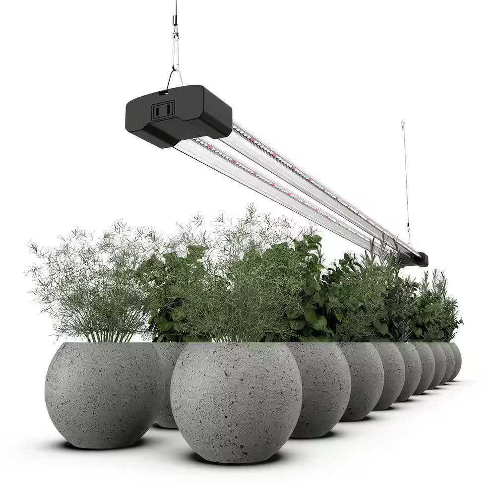 4 Ft. LED Grow Light Full Spectrum 5000K Daylight and 660 Nm Red Linkable Indoor gallery