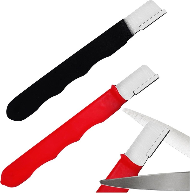 Black/red Garden Tool Sharpener QuickGardening Scissors Sharpener for Lawn Mower gallery