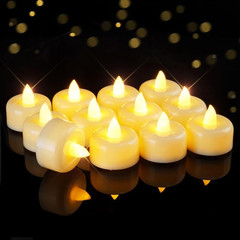 Flameless LED Tea Lights – Battery Operated Candles for Home & Events