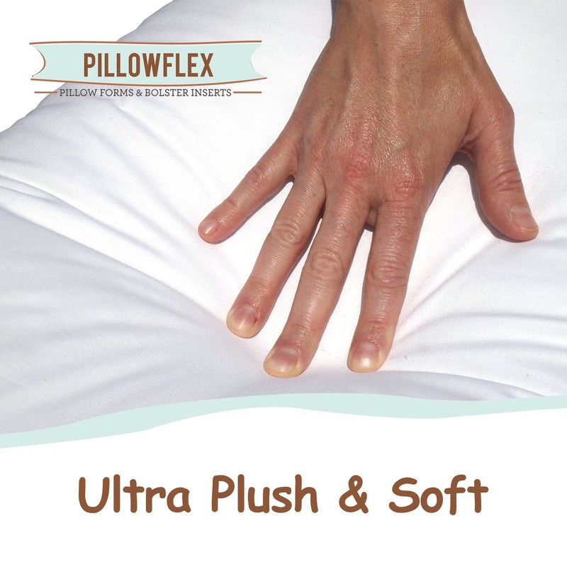 26x26 Inch White Pillow Insert Ultra Soft Allergy Free Made in USA gallery