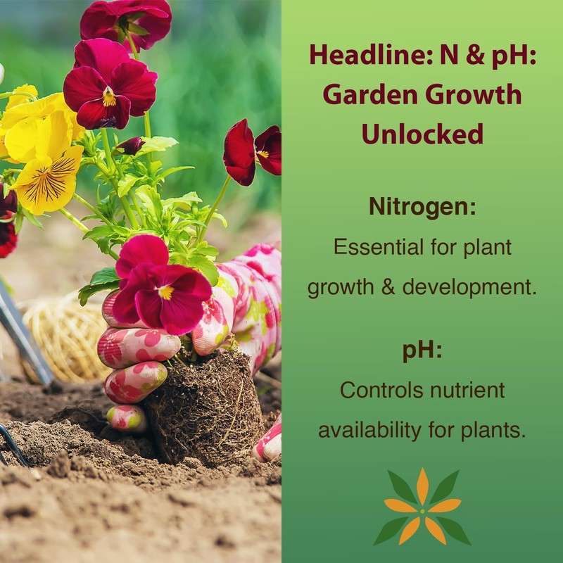 100 Soil Test Strips pH & Nitrogen Tester Kit Garden Lawn Plant Soil Test Kit gallery