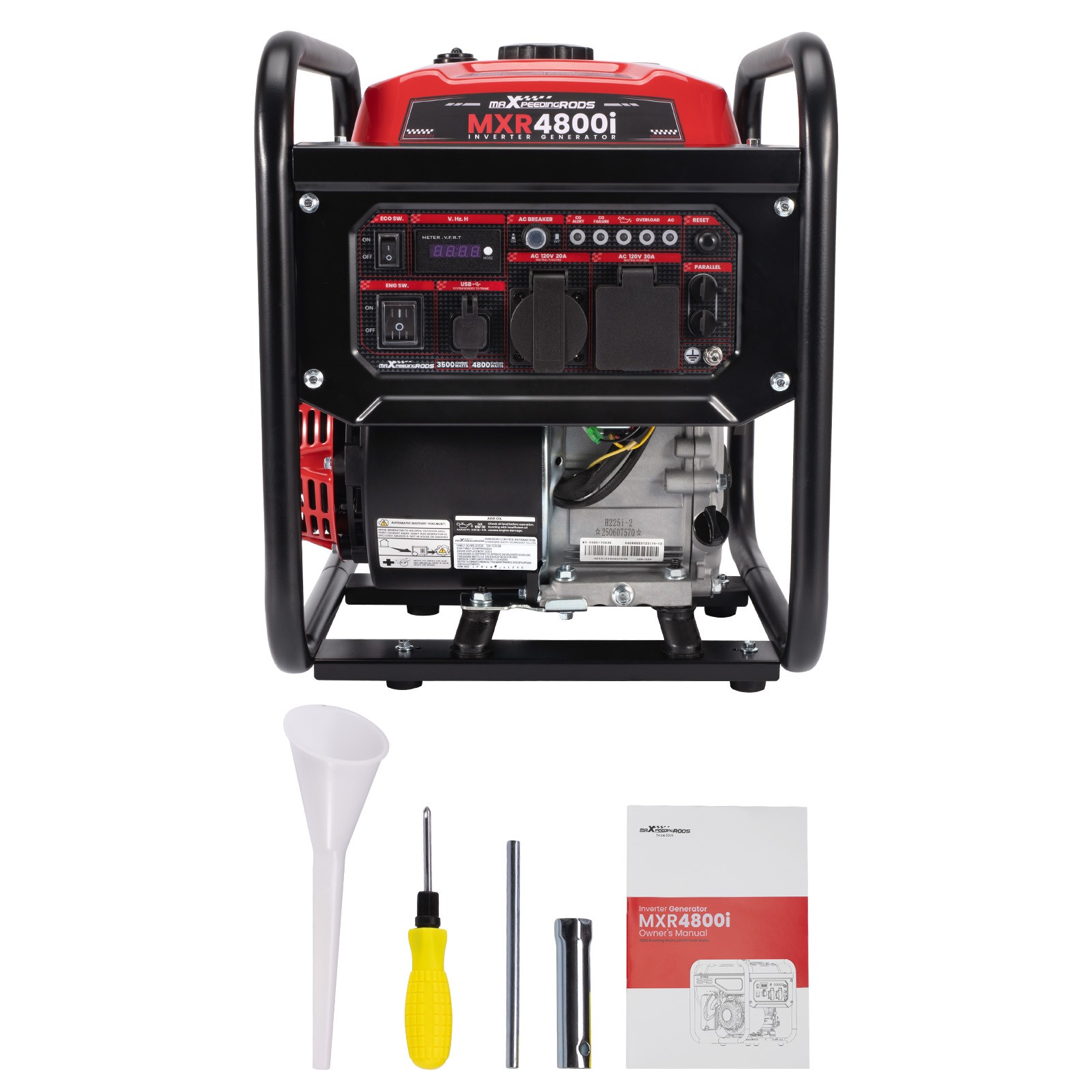 3500W Running Portable Generator Gas Powered Inverter 8.5Hr Runtime USB Outlets gallery