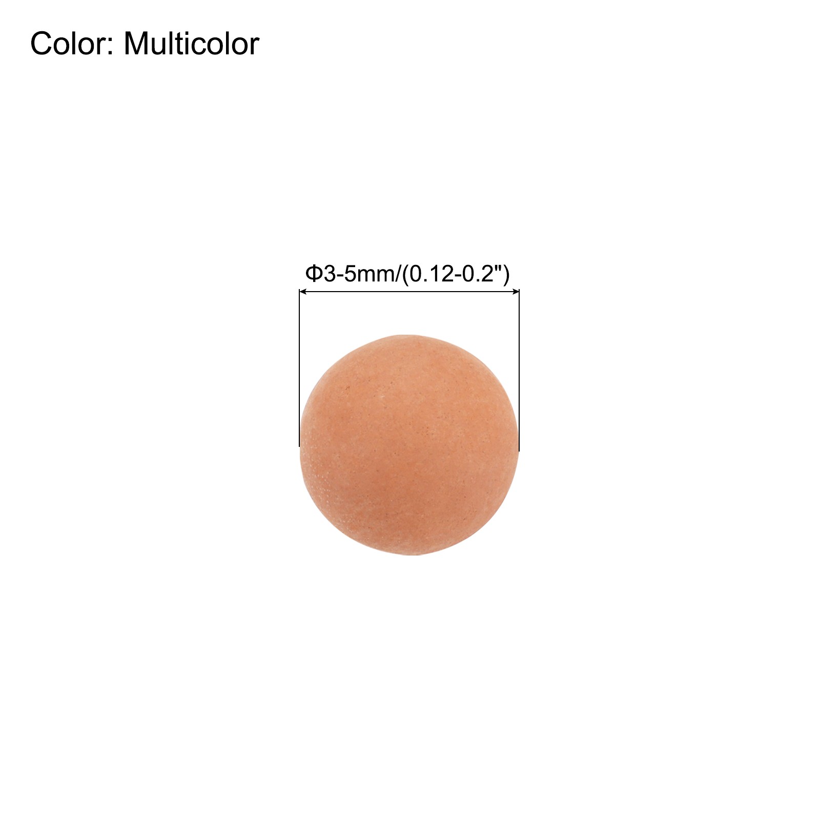 Clay Pebbles 3-5mm 0.22 lbs Multicolor Gardening Potted Balls for Growing gallery