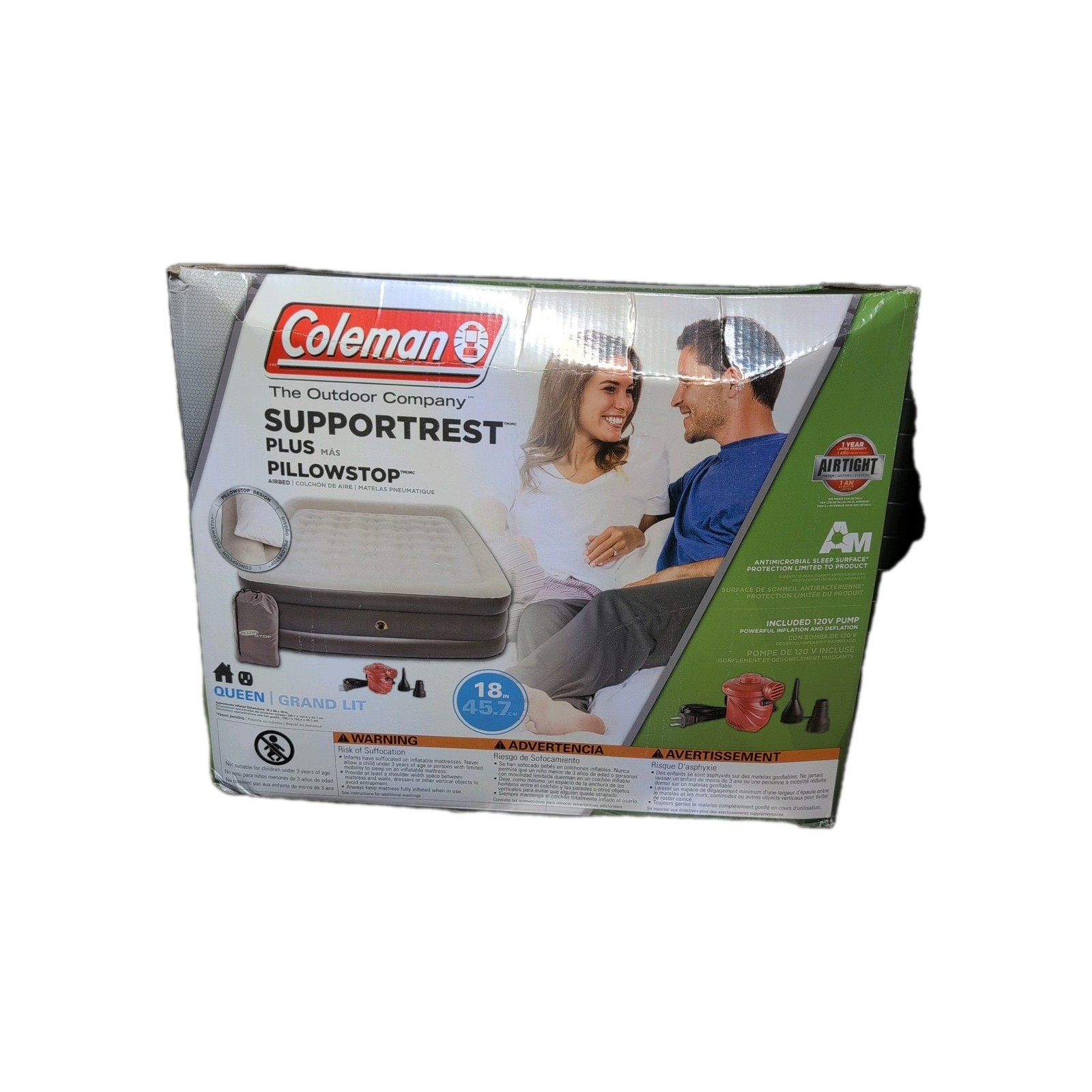 COLEMAN Supportrest Plus AIRBED QUEEN SIZE -Use Queen Size Sheets/Soft Plush Top gallery