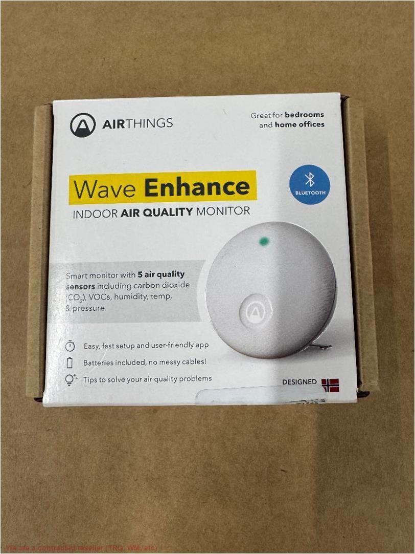 Airthings Wave Enhance Indoor Air Quality Monitor gallery