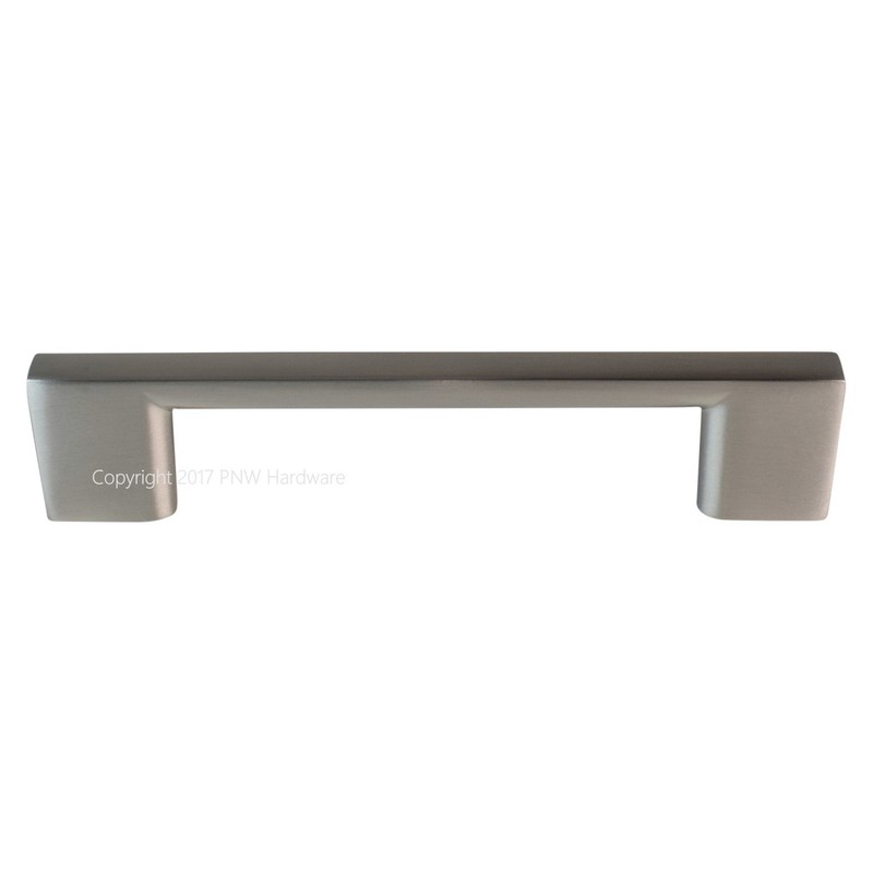 Jeffrey Alexander Sutton 635-96SN Satin Nickel Square Cabinet Pull 3.75" (96mm) gallery