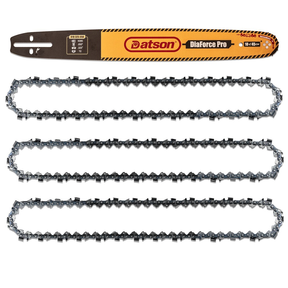 18" Chainsaw Guide Bar&Chains 72 DL,.325",050"G For Husqvarna 466, 51, 55