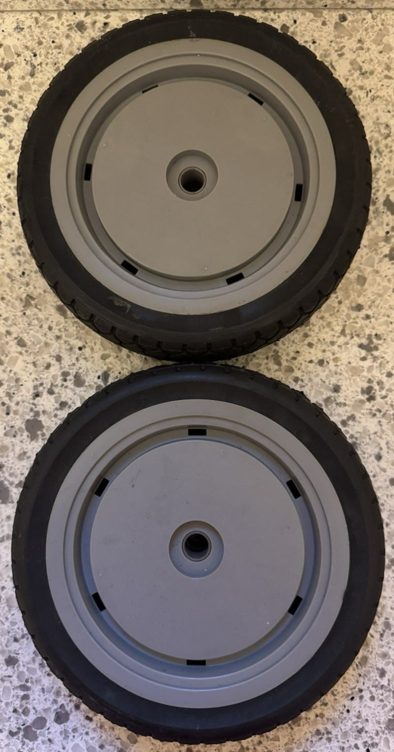 2 Toro OEM 8-inch Geared Rear Drive Wheels - 92-8812 / 107-3709 - NEW gallery