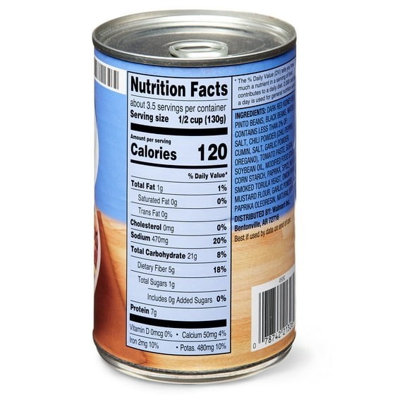 12 pack,Great Value Mixed Chili Beans, 15 oz Can. gallery