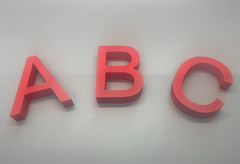 3D Printed Letters – CUSTOM – Select Your Own Font & color