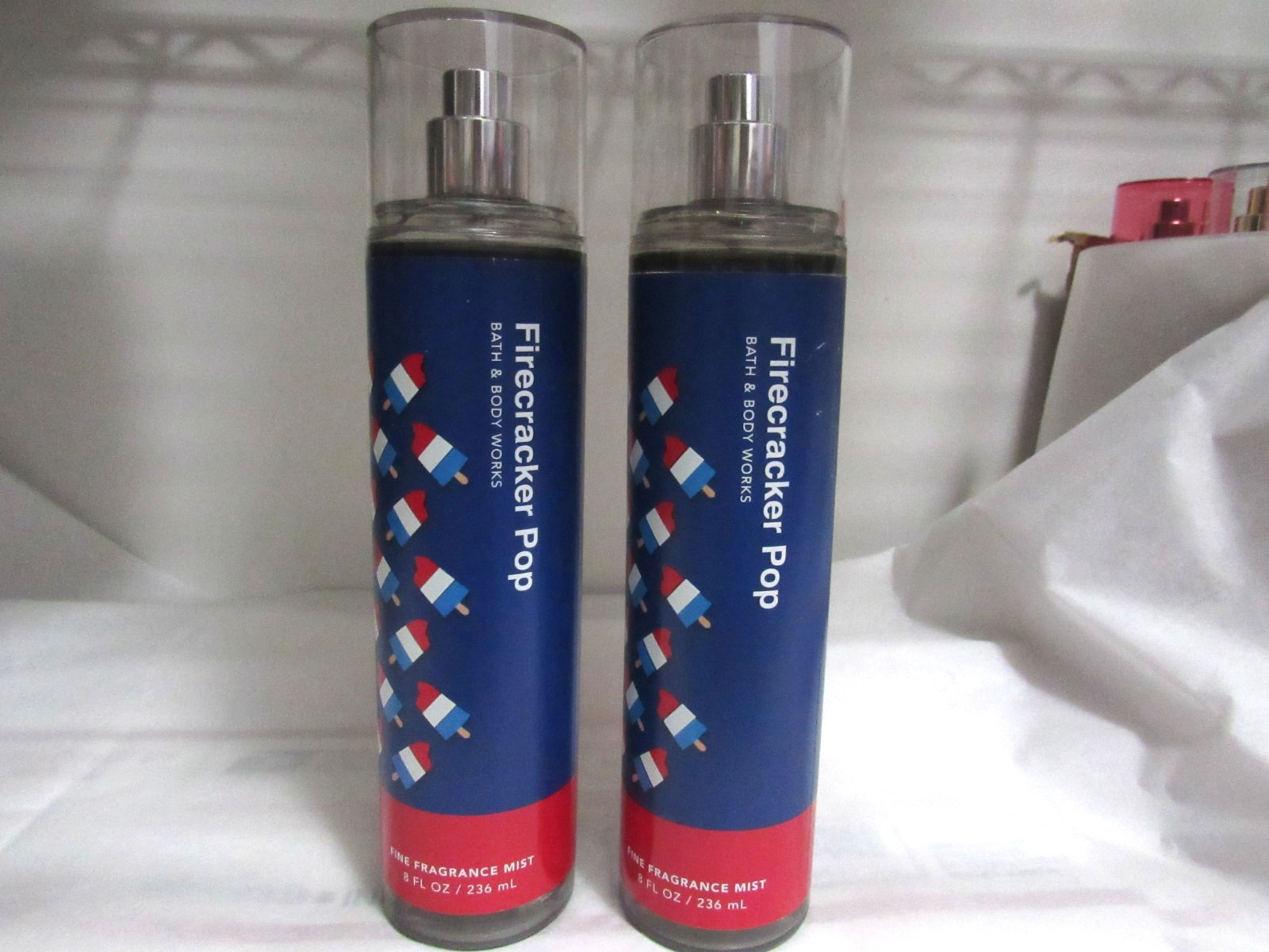 ⛧💙⛧ ⛧2-BATH & BODY WORKS 8 OZ FINE MIST SPRAYS ~ ⛧💙⛧ ⛧ ~"FIRECRACKER POP"⛧💙⛧ gallery