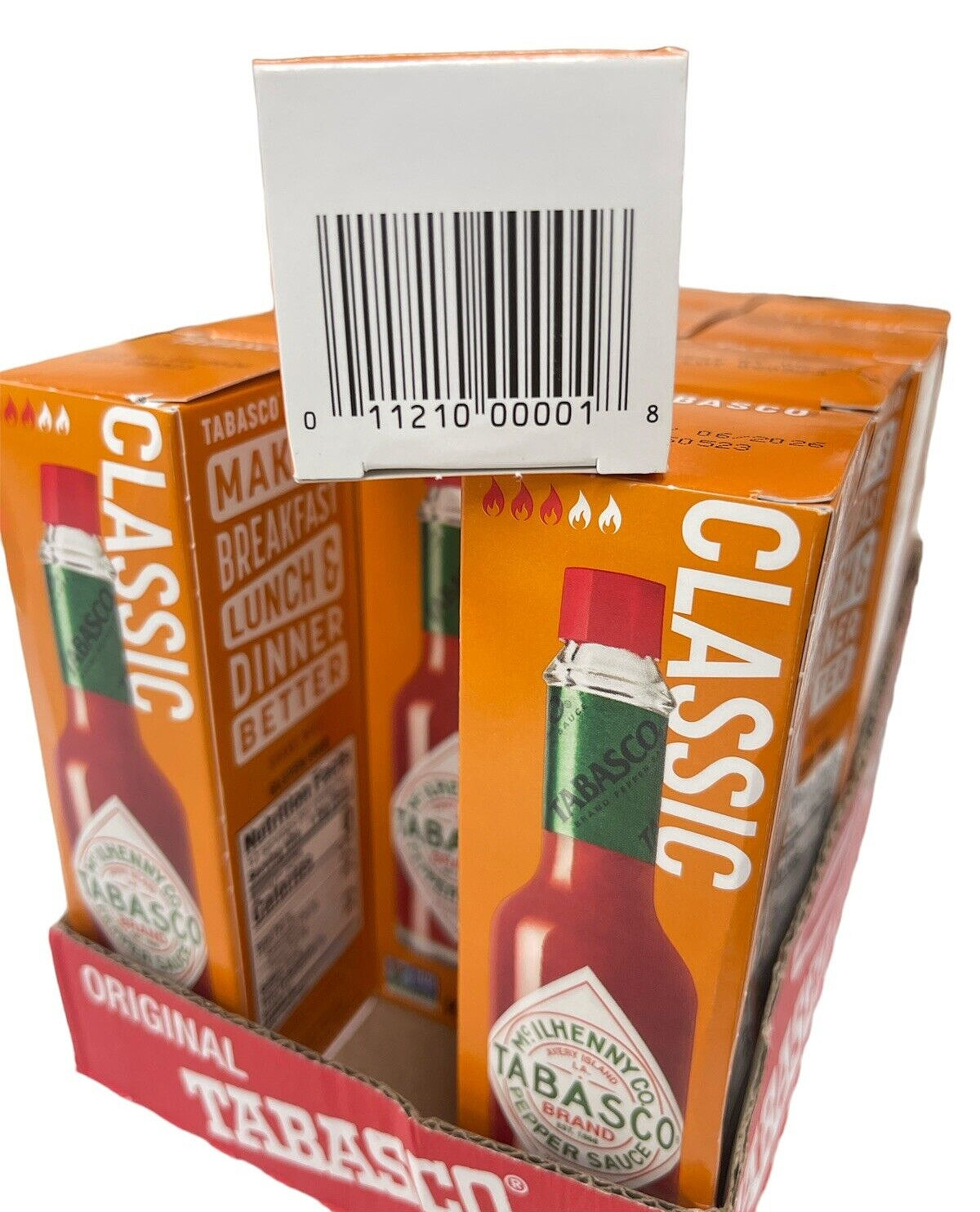 12 Bottles (2 fl oz each) TABASCO Classic McIlhenny Hot Pepper Sauce EXP 6/26 gallery