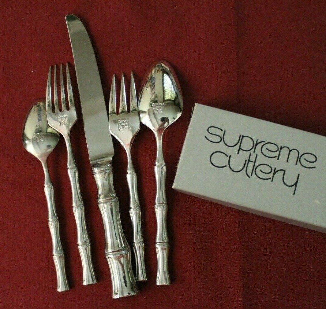 Towle Supreme Cutlery BAMBOO Open Stock You Choose Piece 18/8 Stainless Japan gallery