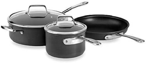 All-Clad B1 Hard Anodized Non-Stick Induction Aluminum 10-Piece Cookware Set gallery