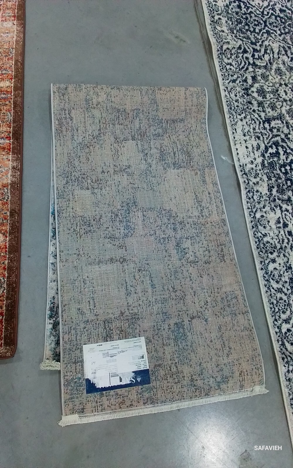 BLUE / GREY 2'-2" X 8' Back Stain Rug, Reduced Price 1172760684 SHV725M-28 gallery