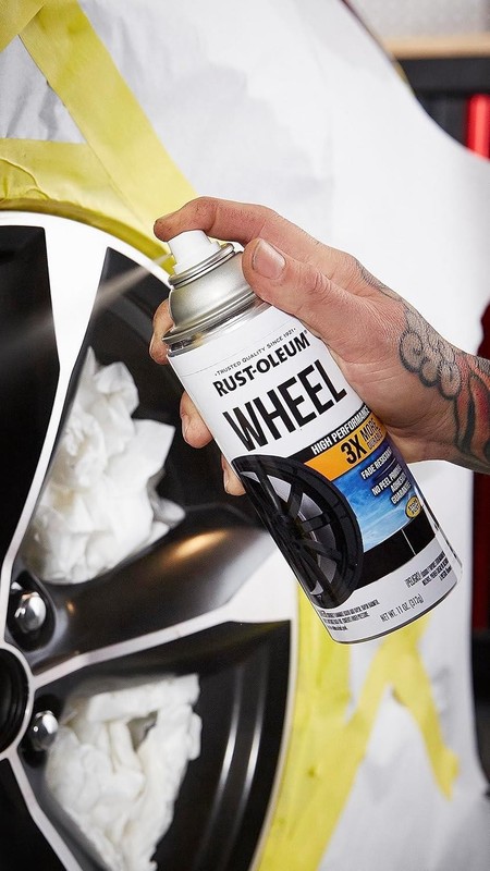 Rust-Oleum Automotive High Performance Wheel 3X, Gloss Clear, 11 Oz - 366439 gallery