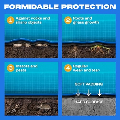 Yankee Pool Liner Pad, 21 Ft Round Puncture Proof Pool Mat, Above Ground 21 Ft. gallery