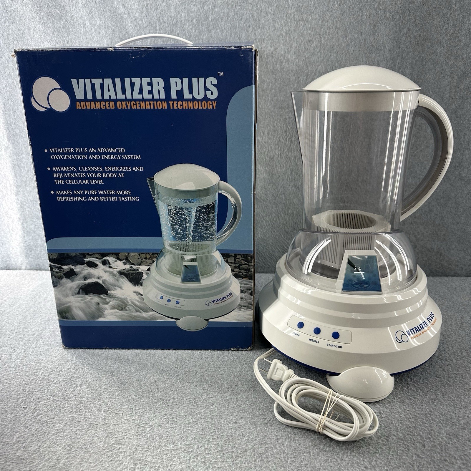 Vitalizer Plus Vortex Water Technology VWT-320 Mineral Cube Magnet Oxygen gallery