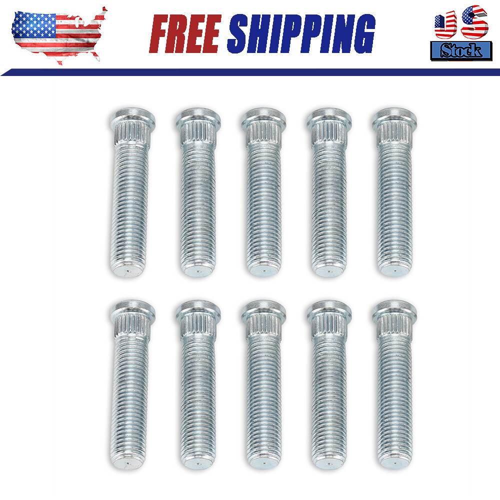 10PCS 1/2" Longer than Stock Wheel Stud Lug Bolt Fits 1982-2004 Chevy S-10, S10 gallery