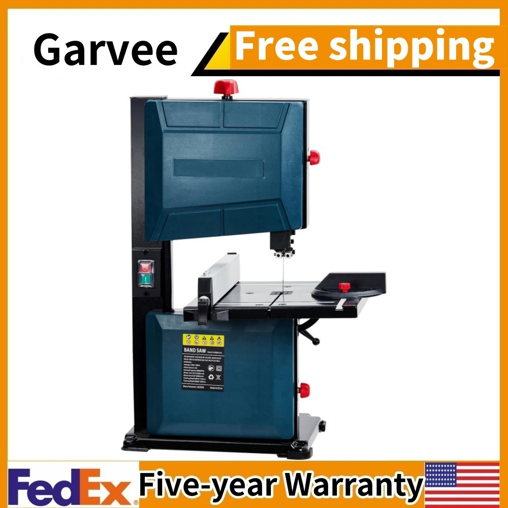 🔵3-Amp & 8-Inch Bandsaw 0-45 Tilting Range Saw For Cutting Wood with Fence gallery