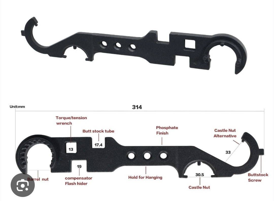 Multi Functional All Steel High Hardness Combination Wrench Maintenance Tool gallery