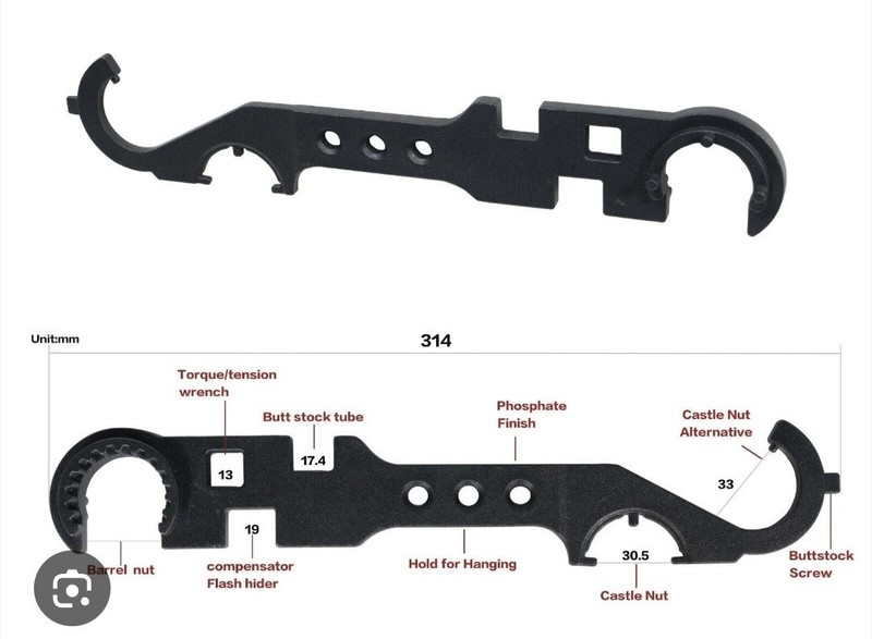 Multi Functional All Steel High Hardness Combination Wrench Maintenance Tool gallery