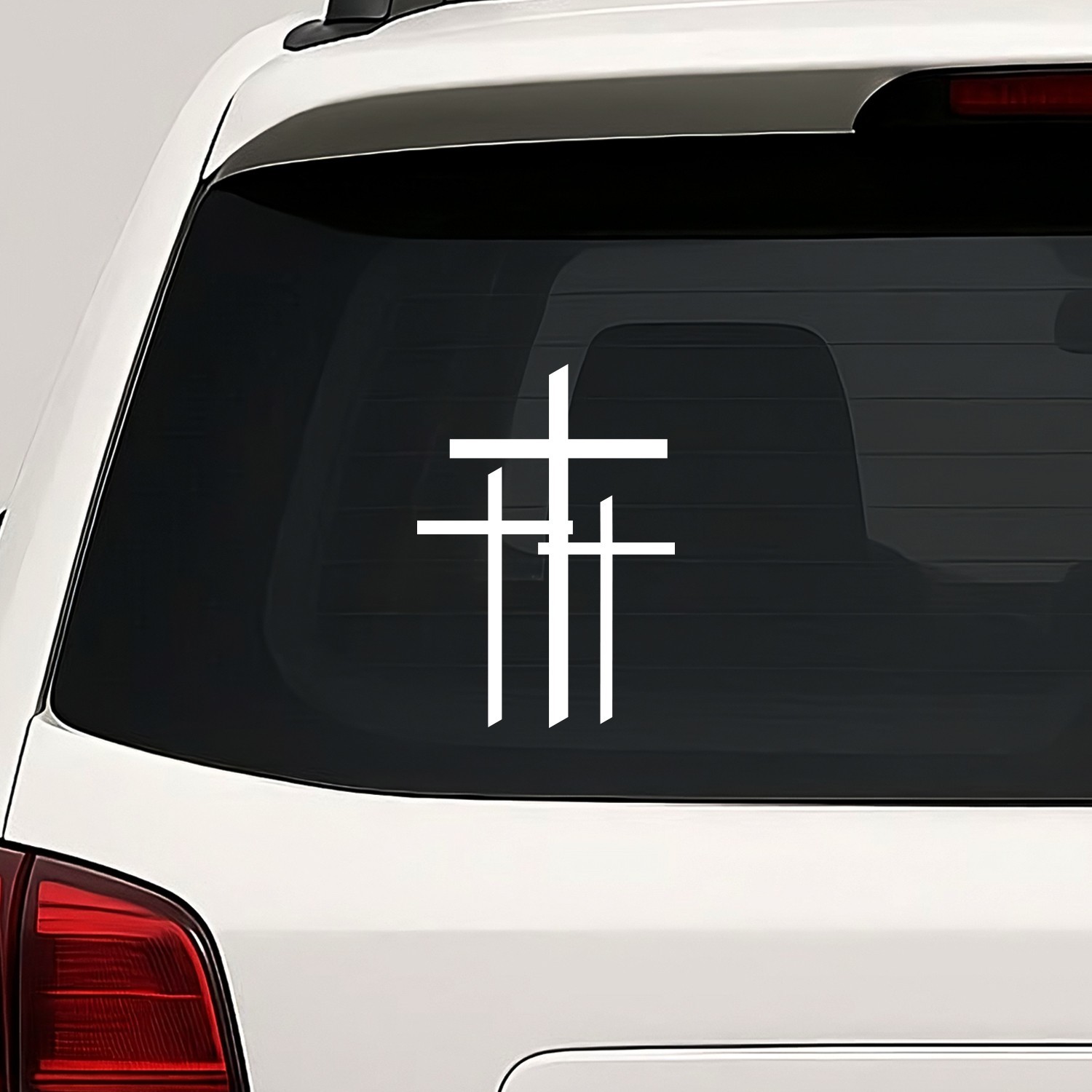Triple Cross Vinyl Die Cut Decal Sticker - Three Calvary Jesus Christ God gallery