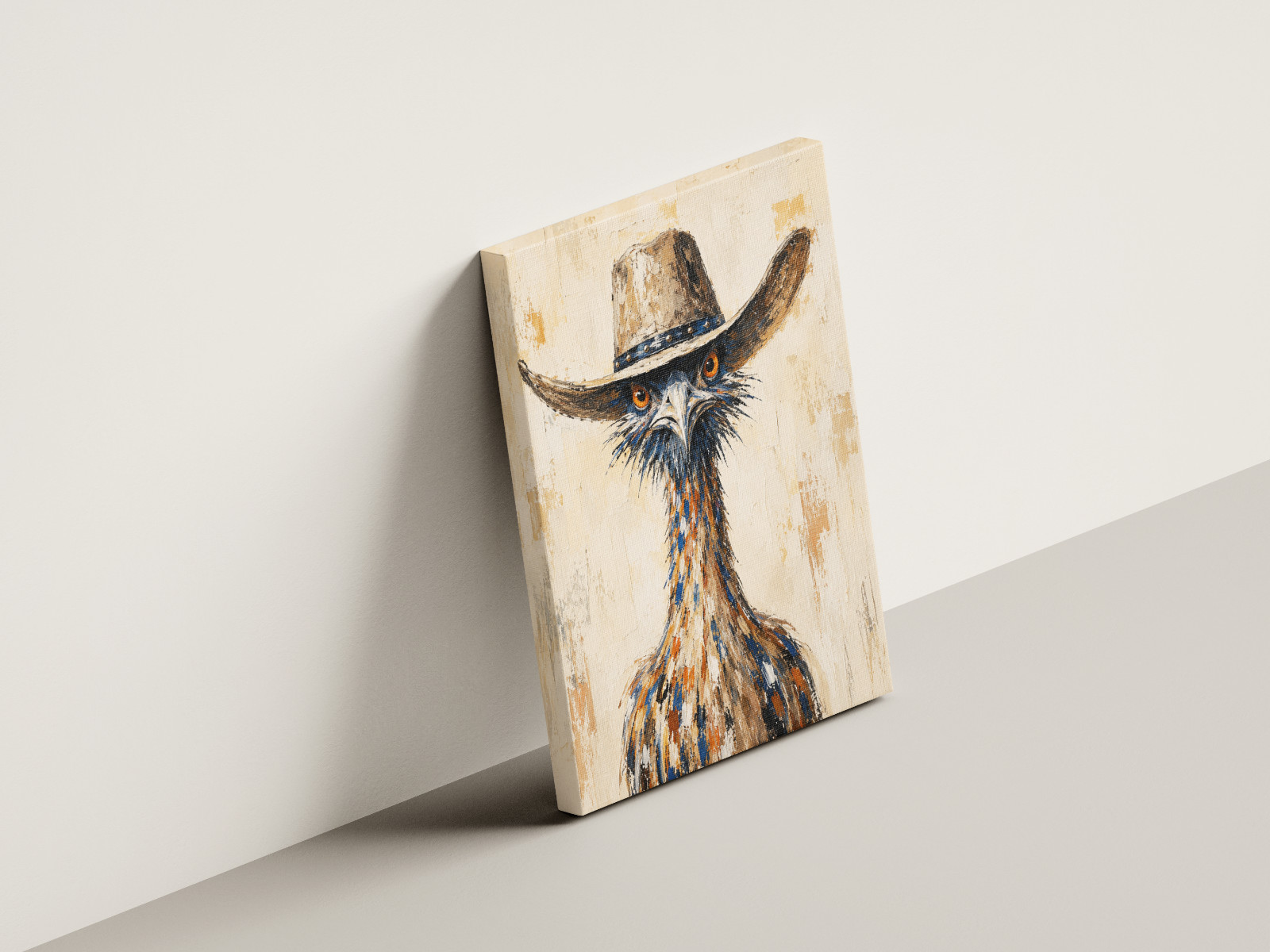 Roadrunner Cowboy Poster Canvas Desert Bird Western Ranch Wall Art Decor Print gallery