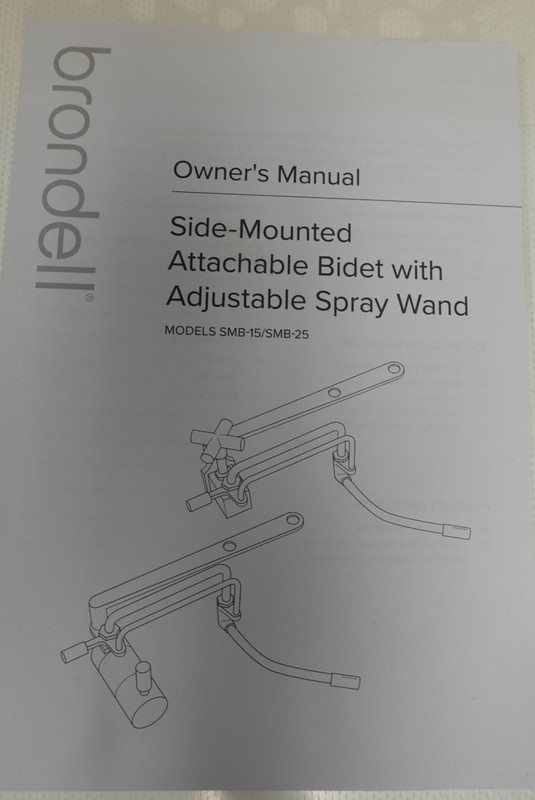 Brondell Side-Mounted Bidet Attachment with Adjustable Spray Wand, Dual Temp gallery