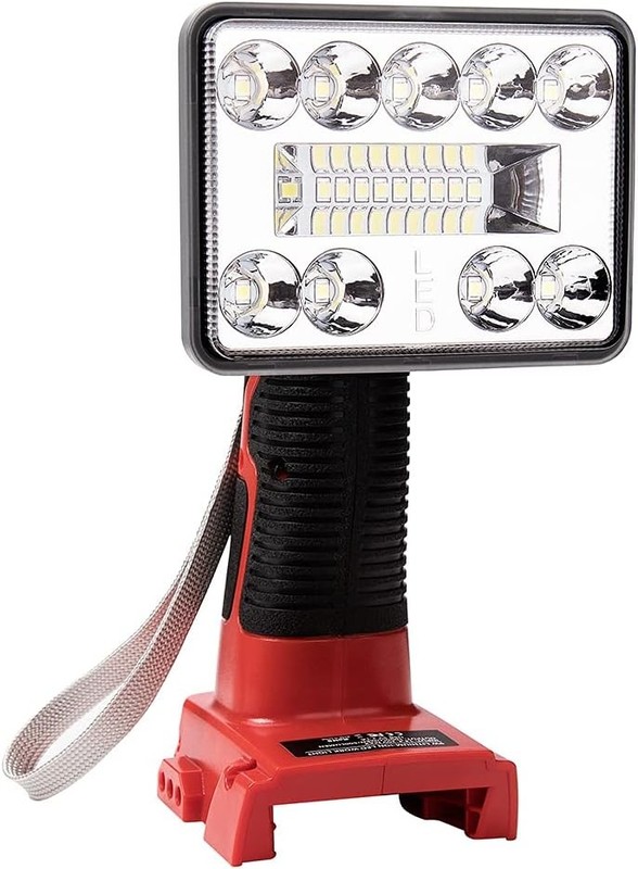 1000LM Cordless LED Flashlight Work Light Torch for Milwaukee 18V Li-Ion Battery gallery