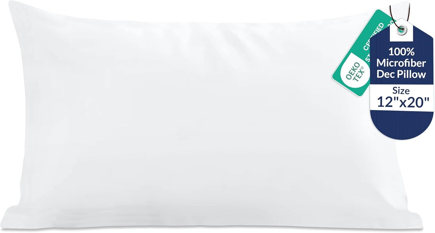 12 x 20 Pillow Insert - Down Alternative Throw Pillows Insert - Rectangle Pillow gallery