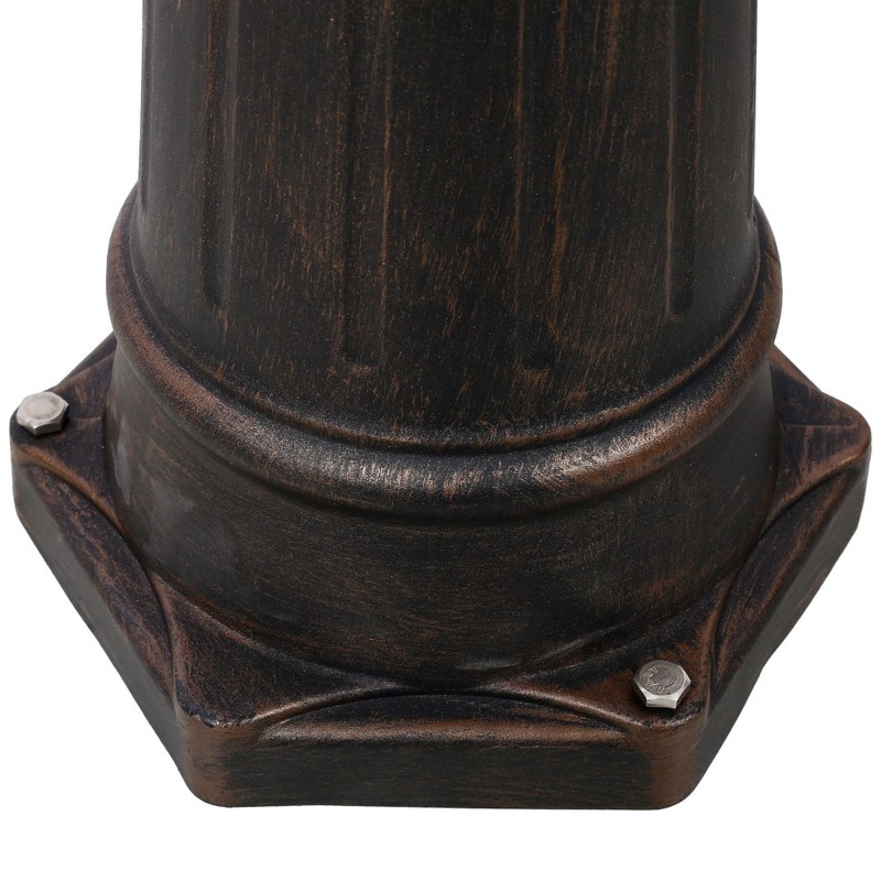 Curbside Mailbox Post Light Combination Kit Stratford Mail Box Cast Aluminum gallery