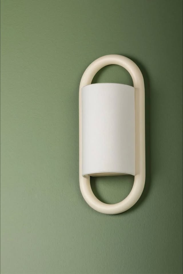 Mitzi Wall Sconces - White/Cream with Linen Shades gallery