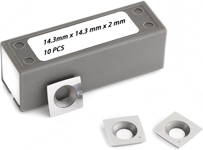 14.3MM CARBIDE INSERTS BLADES2 CUTTING EDGES FOR SPIRAL CUTTERHEAD PLANER -10PCS gallery