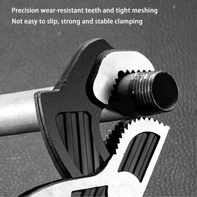 Multifunctional Self-Locking Pipe Wrench Tool, Hand Manual , Adjustable Wrench gallery