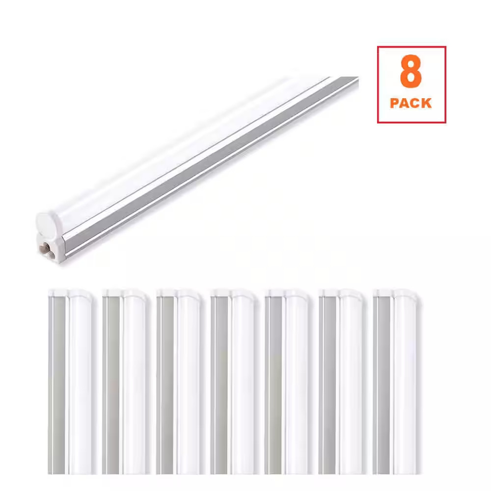 4Ft 20-Watt T5 LED Shop Light, 6500K Brightwhite Light W Ceiling/ under Cabinet gallery