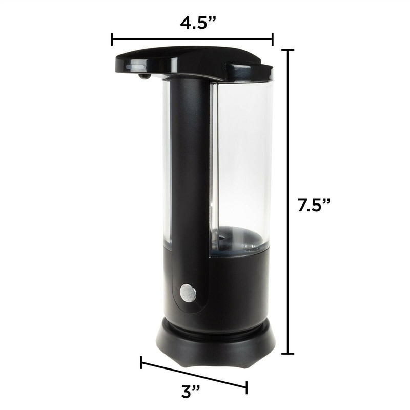 Touchless Automatic Liquid Soap Dispenser Motion Sensor 4 AAA Battery Operated gallery