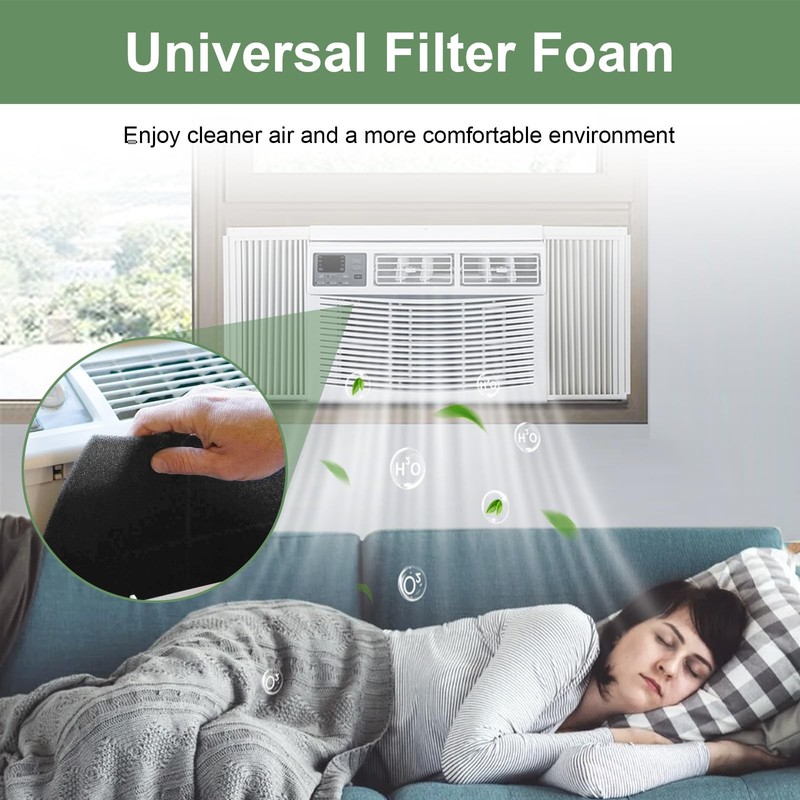 Air Filter Foam Sheet Material Replacement for UNI 12" x 24" x 3/8" 40PPI Coa... gallery